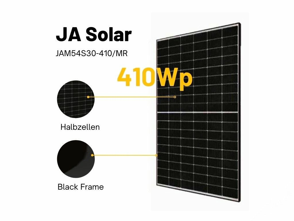 Ja Solar Pv Modul Wp Rahmen Schwarz Jetzt G Nstig Kaufen