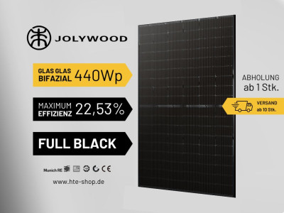 Jolywood PV-Modul 440 Wp Bifacial Glas Glas JW-HD108N...